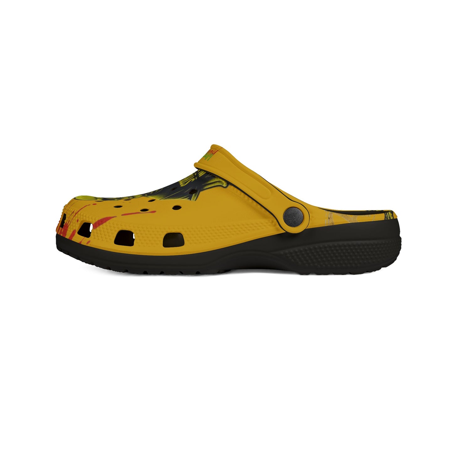 Vibrant Graphic Clogs, Fun Slip-On Shoes for Everyday Wear, Unique Gift for Animal Lovers, Ideal for Beach, Gardening, and Casual Outings