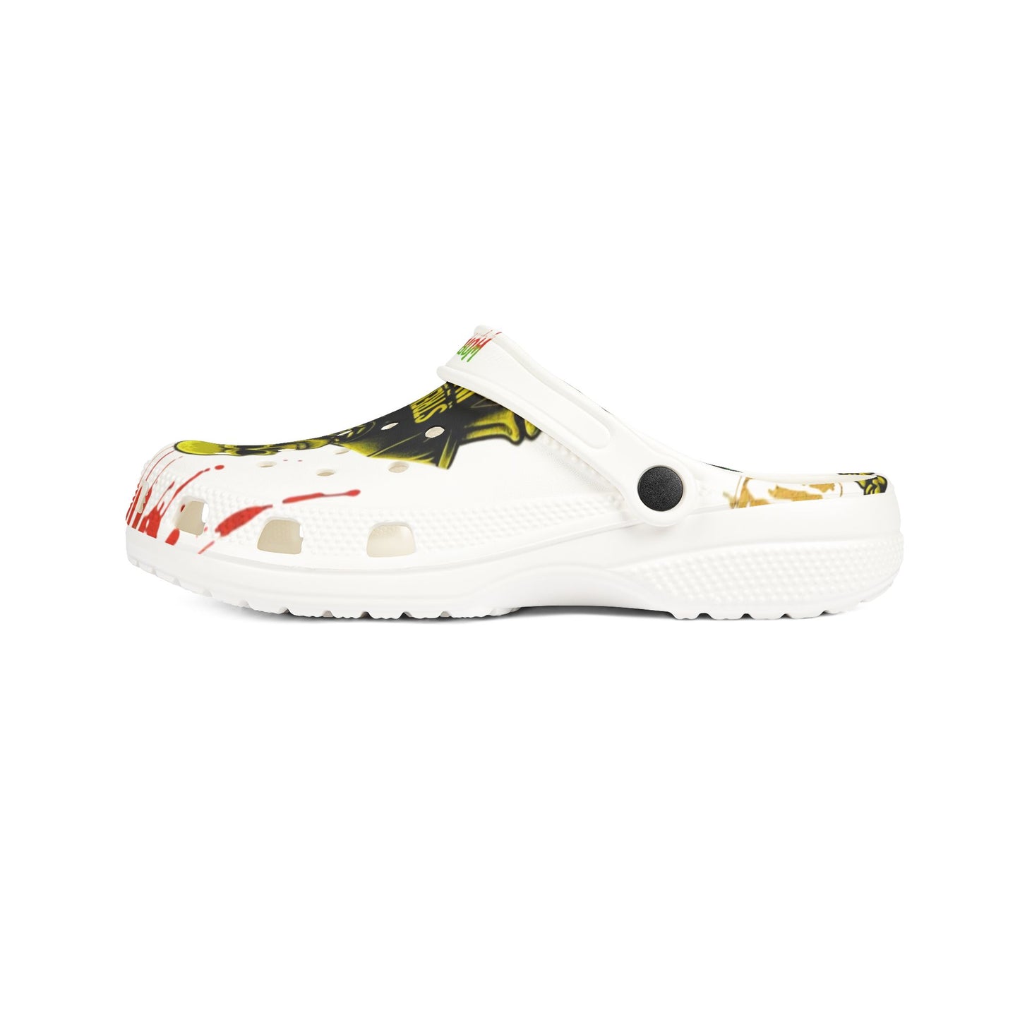 Bold Graphic EVA Foam Shoes, Unique Art Slip-Ons, Comfortable Summer Footwear, Trendy Casual Clogs, Perfect for Festivals, Unique Gift Idea