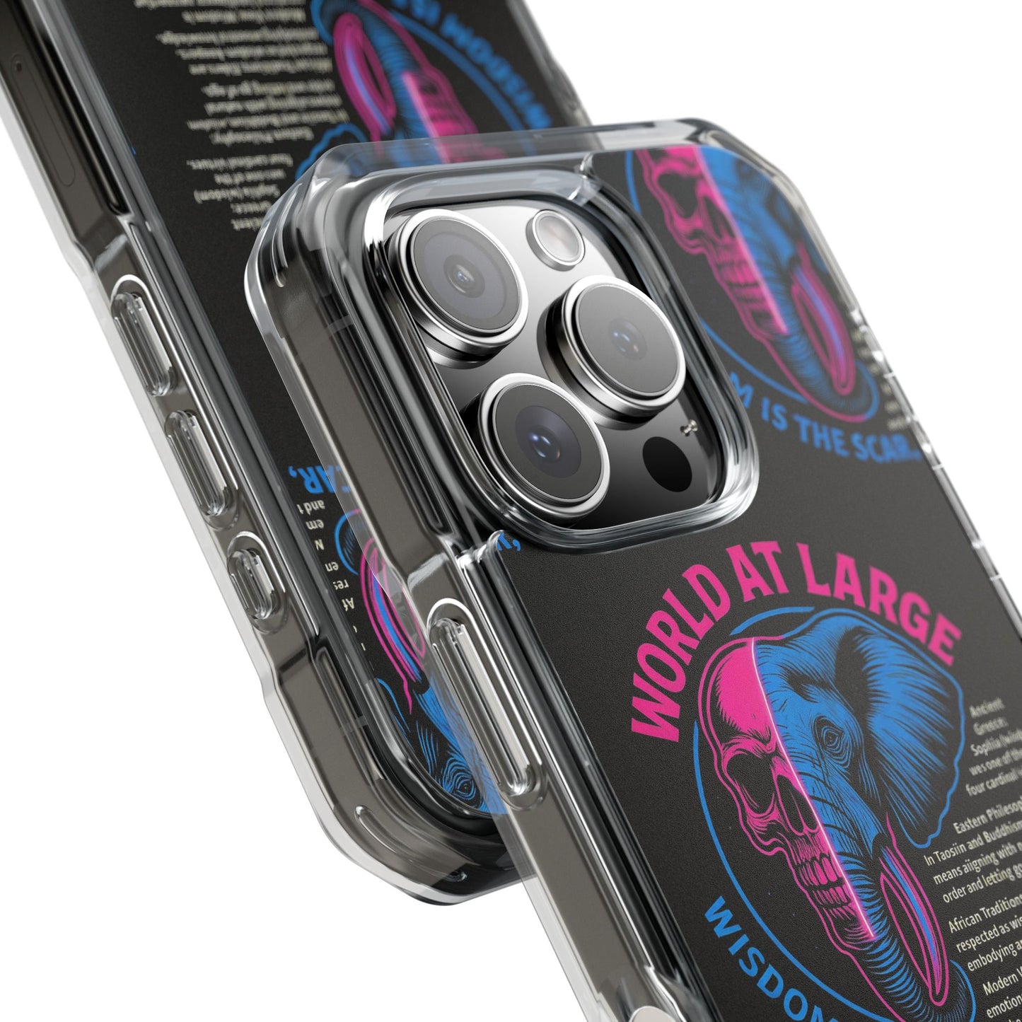 Funny DoorDash Phone Case, Magnetic Clear Impact Cases, Humor Gift for Foodies, Geeky Phone Accessory, Unique Delivery Case