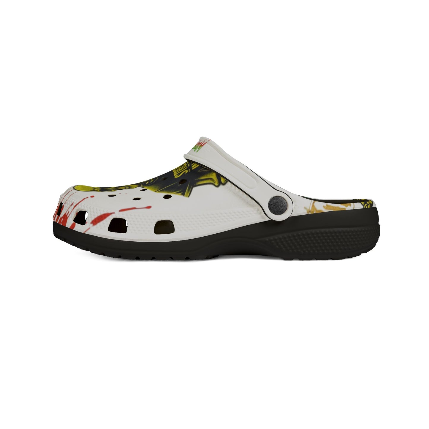 Bold Graphic EVA Foam Shoes, Unique Art Slip-Ons, Comfortable Summer Footwear, Trendy Casual Clogs, Perfect for Festivals, Unique Gift Idea