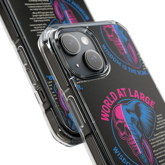 Funny DoorDash Phone Case, Magnetic Clear Impact Cases, Humor Gift for Foodies, Geeky Phone Accessory, Unique Delivery Case