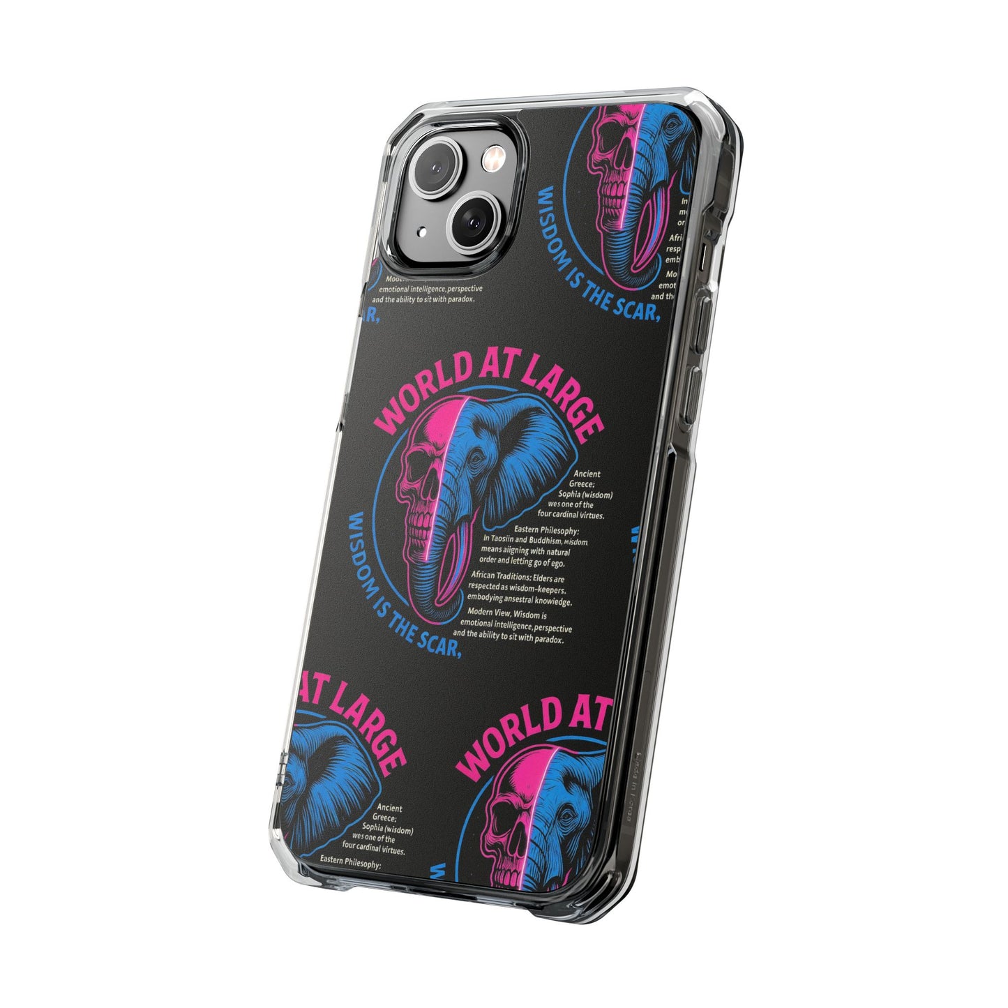 Funny DoorDash Phone Case, Magnetic Clear Impact Cases, Humor Gift for Foodies, Geeky Phone Accessory, Unique Delivery Case