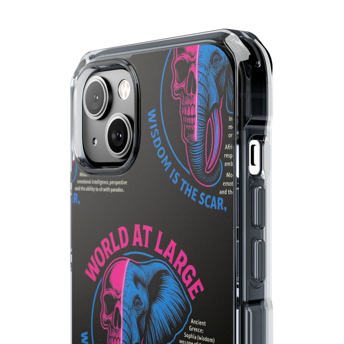 Funny DoorDash Phone Case, Magnetic Clear Impact Cases, Humor Gift for Foodies, Geeky Phone Accessory, Unique Delivery Case