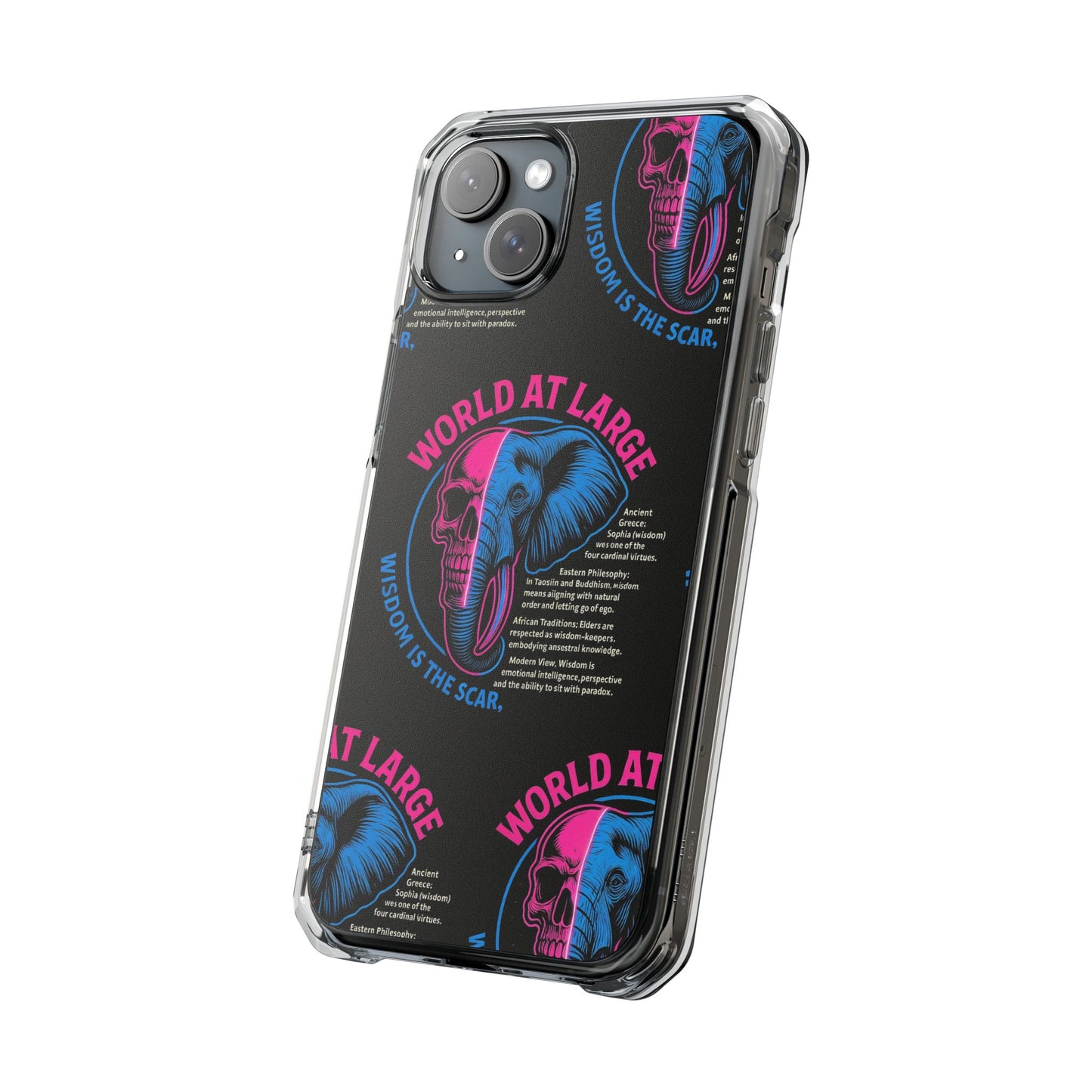 Funny DoorDash Phone Case, Magnetic Clear Impact Cases, Humor Gift for Foodies, Geeky Phone Accessory, Unique Delivery Case