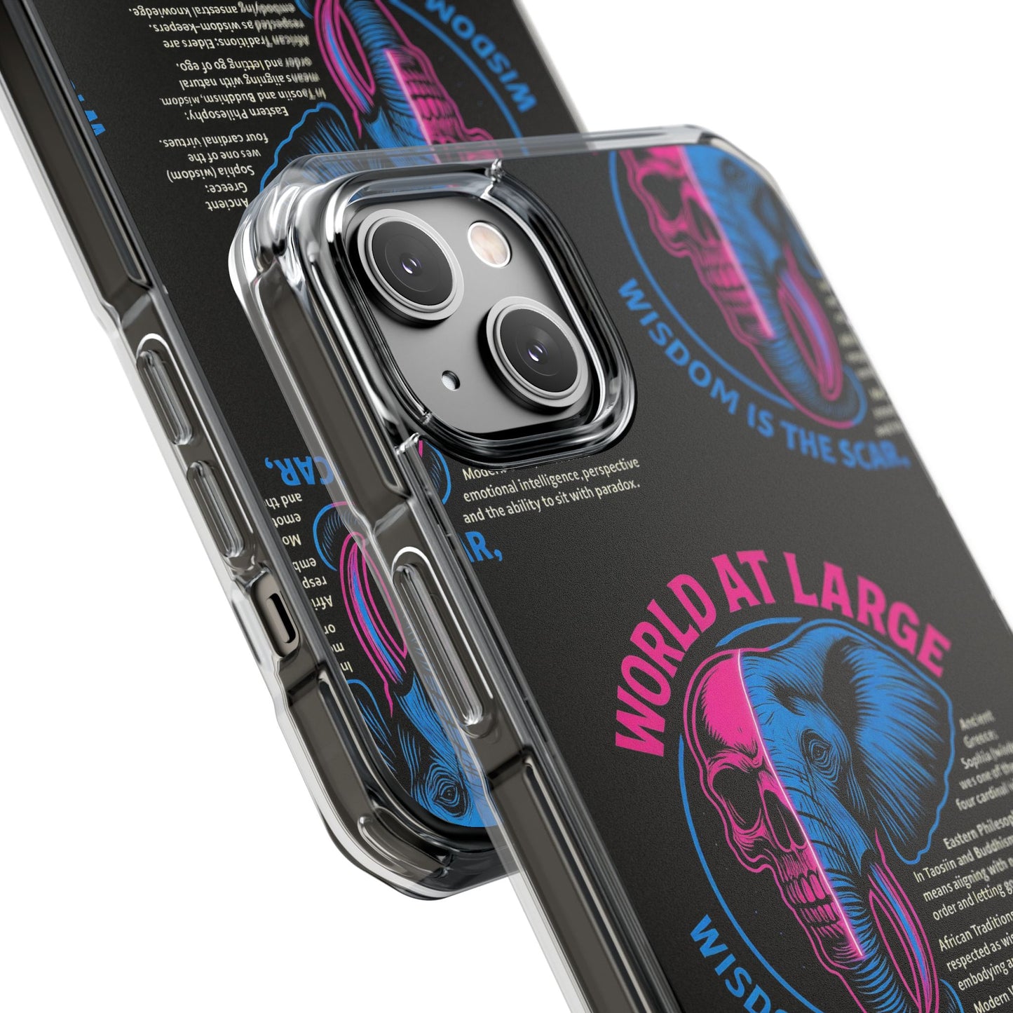 Funny DoorDash Phone Case, Magnetic Clear Impact Cases, Humor Gift for Foodies, Geeky Phone Accessory, Unique Delivery Case