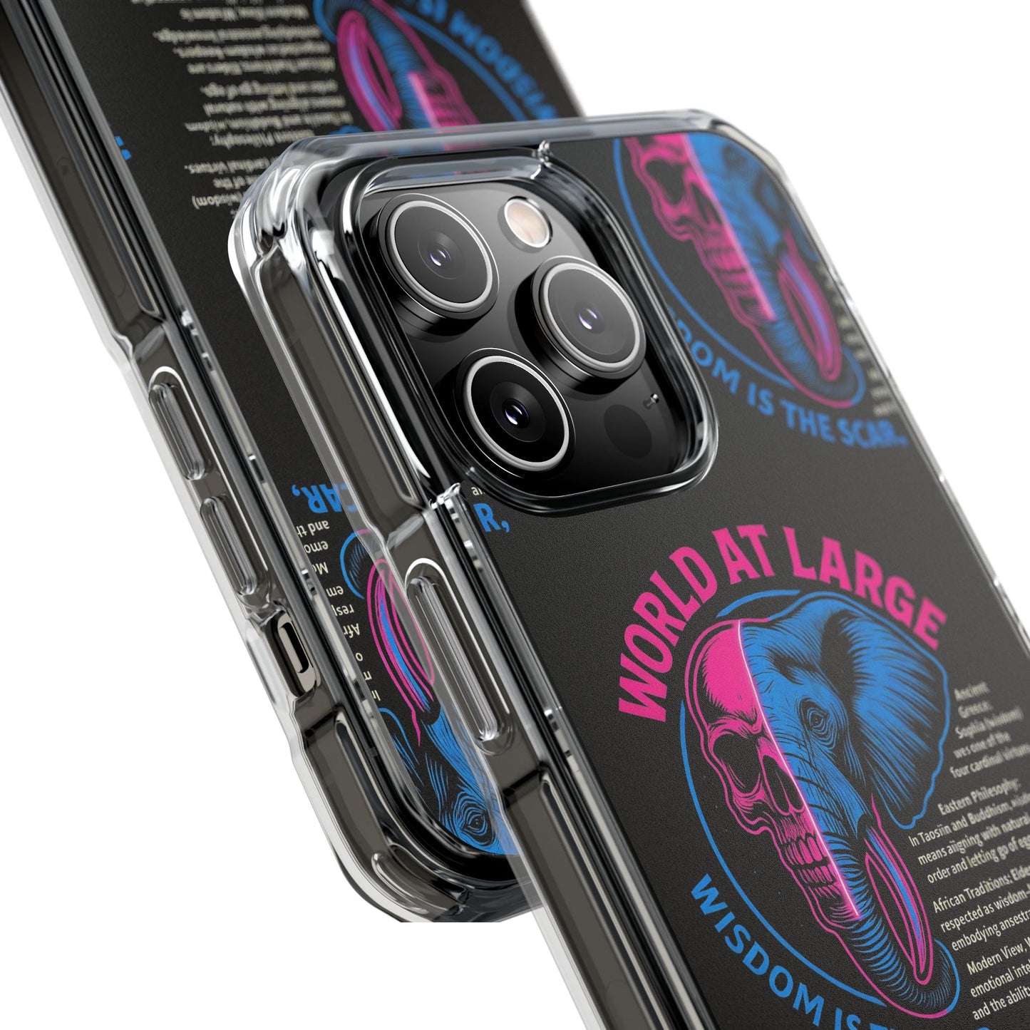 Funny DoorDash Phone Case, Magnetic Clear Impact Cases, Humor Gift for Foodies, Geeky Phone Accessory, Unique Delivery Case