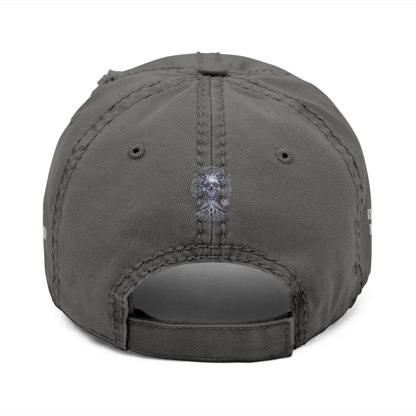 Distressed Dad Hat - World at Large Embroidered Cap, Casual Hat for Every Day, Trendy Style, Birthday Gift, Summer Accessory
