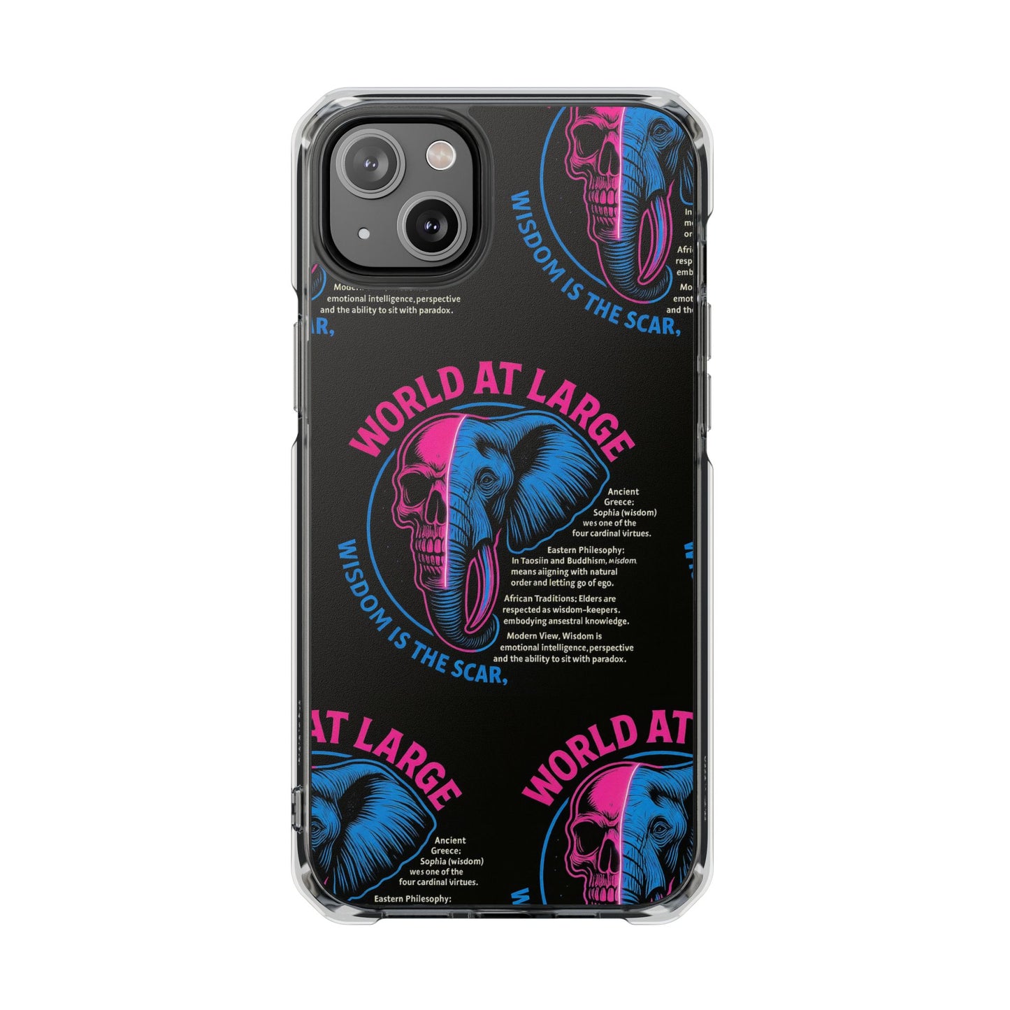 Funny DoorDash Phone Case, Magnetic Clear Impact Cases, Humor Gift for Foodies, Geeky Phone Accessory, Unique Delivery Case