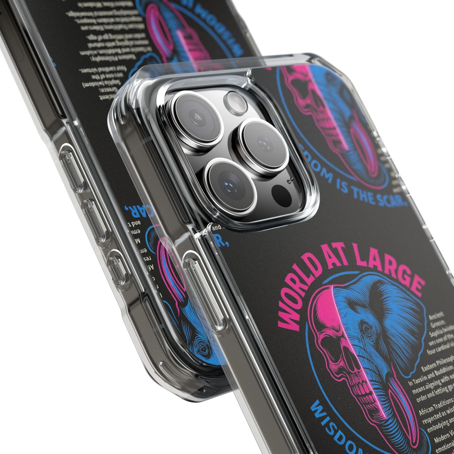 Funny DoorDash Phone Case, Magnetic Clear Impact Cases, Humor Gift for Foodies, Geeky Phone Accessory, Unique Delivery Case