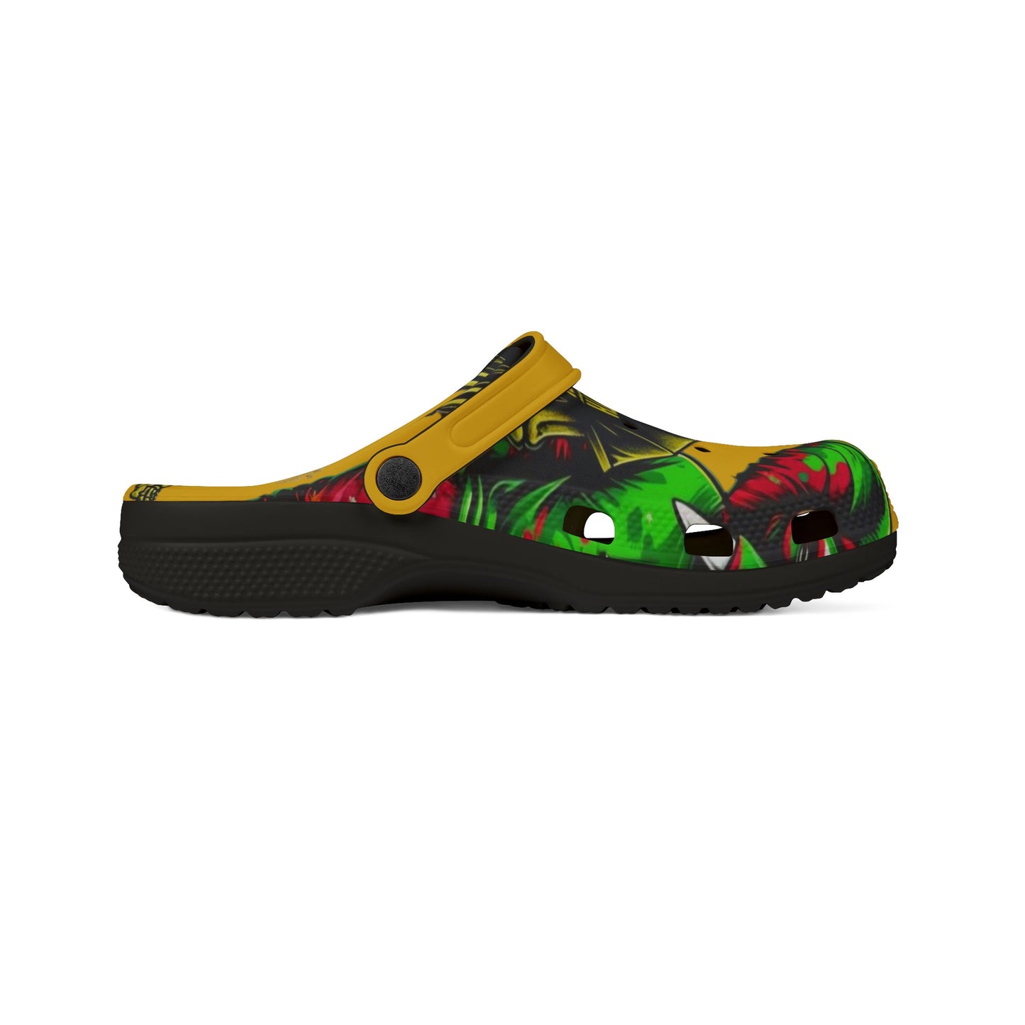 Vibrant Graphic Clogs, Fun Slip-On Shoes for Everyday Wear, Unique Gift for Animal Lovers, Ideal for Beach, Gardening, and Casual Outings