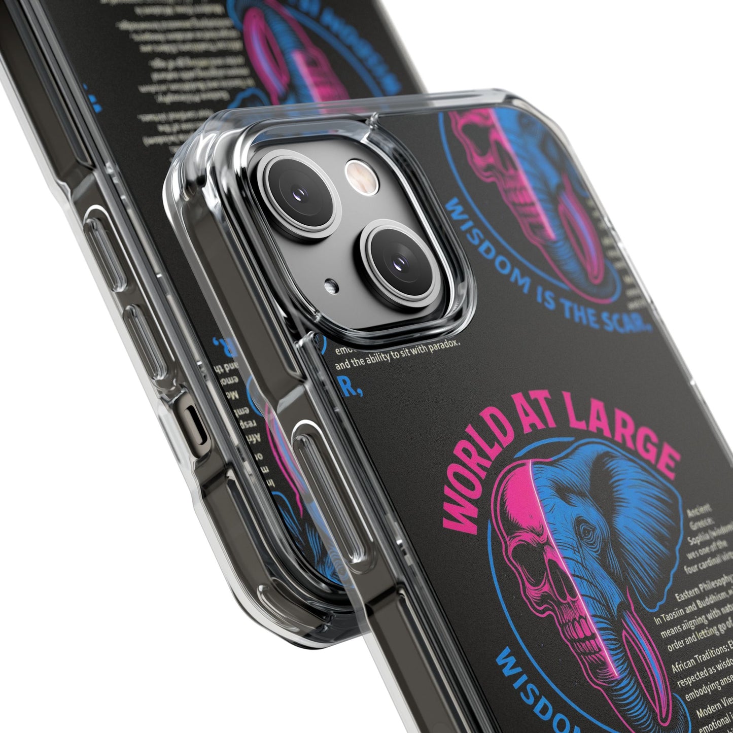 Funny DoorDash Phone Case, Magnetic Clear Impact Cases, Humor Gift for Foodies, Geeky Phone Accessory, Unique Delivery Case