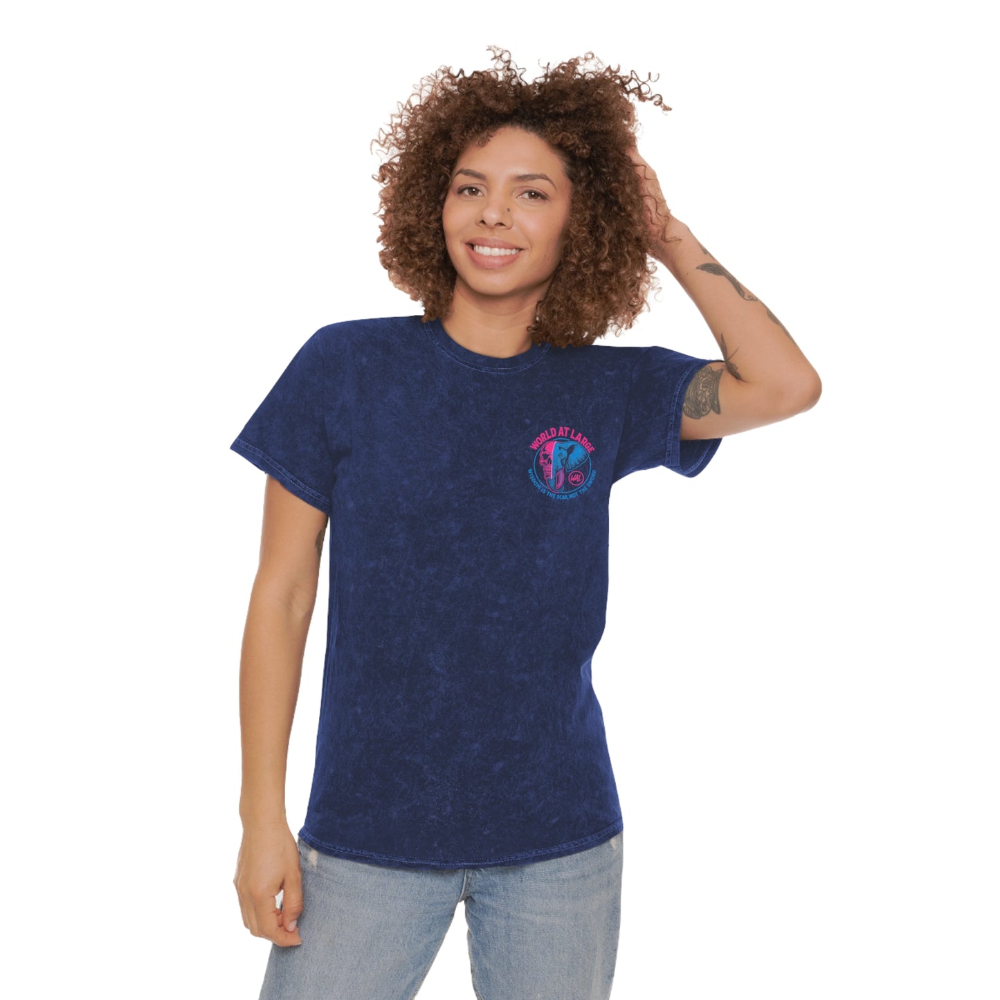 Unisex Mineral Wash T-Shirt with Quirky Cartoon Design, Casual Graphic Tee, Geeky Apparel, Anime Fan Shirt, Gift for Him and Her