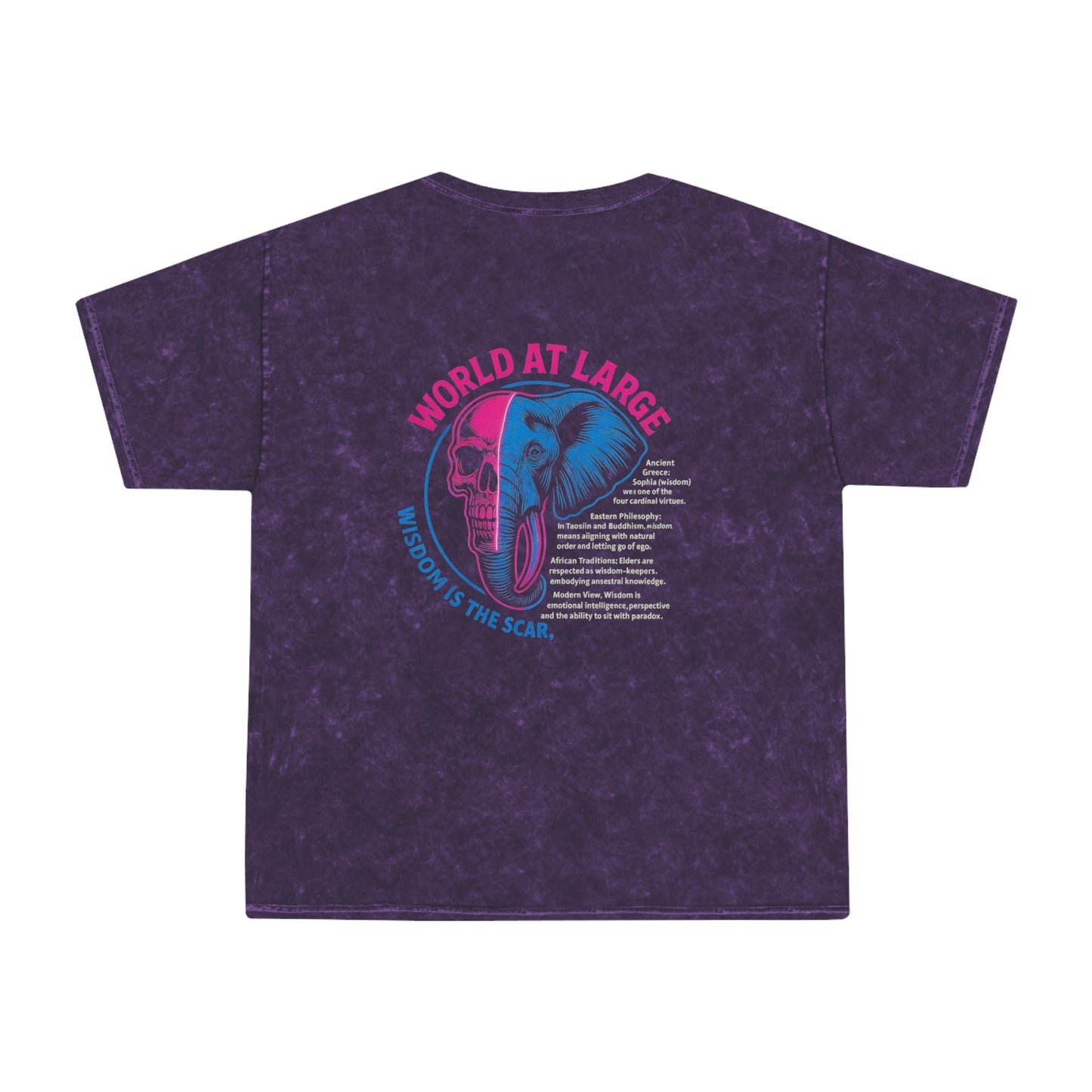 Unisex Mineral Wash T-Shirt with Quirky Cartoon Design, Casual Graphic Tee, Geeky Apparel, Anime Fan Shirt, Gift for Him and Her
