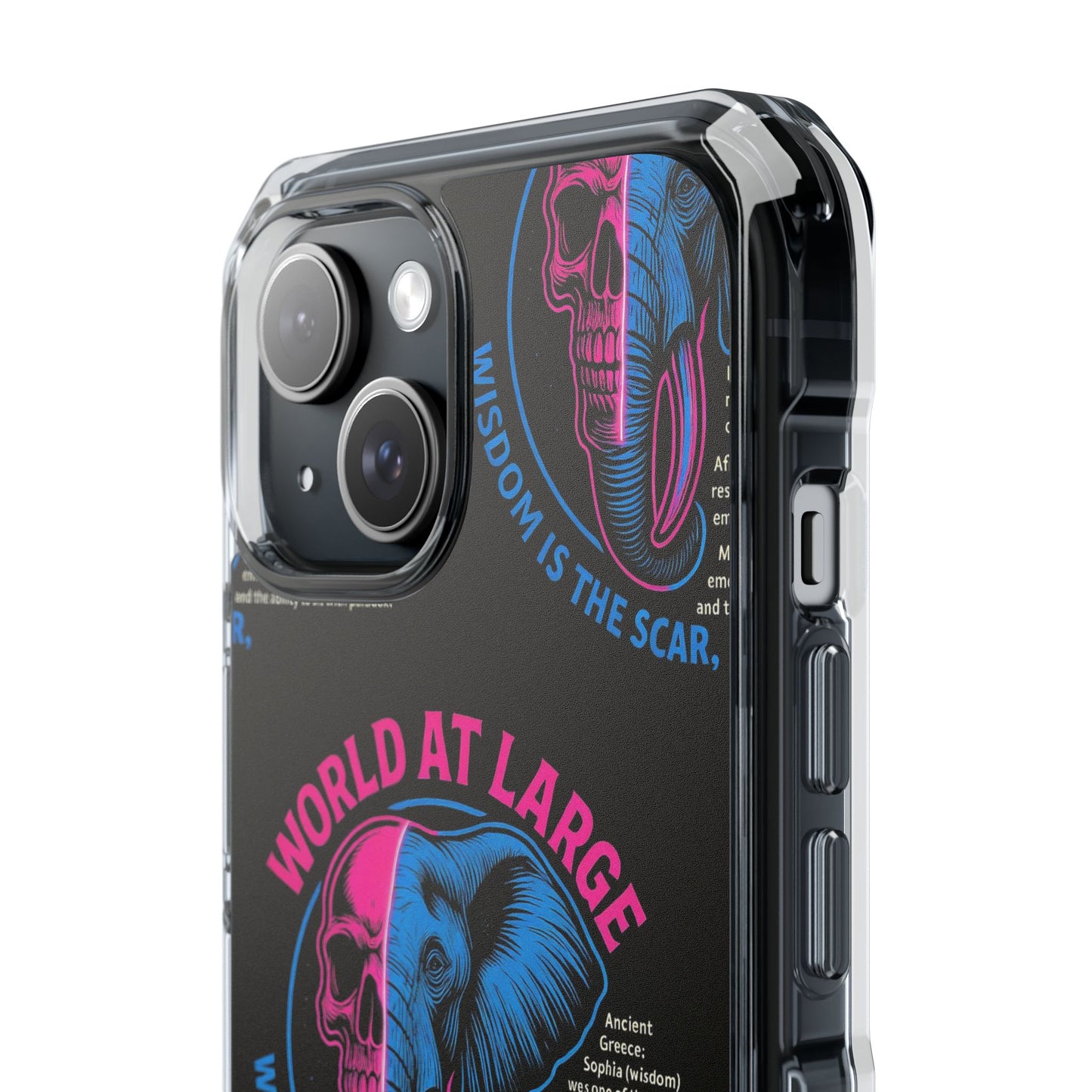 Funny DoorDash Phone Case, Magnetic Clear Impact Cases, Humor Gift for Foodies, Geeky Phone Accessory, Unique Delivery Case