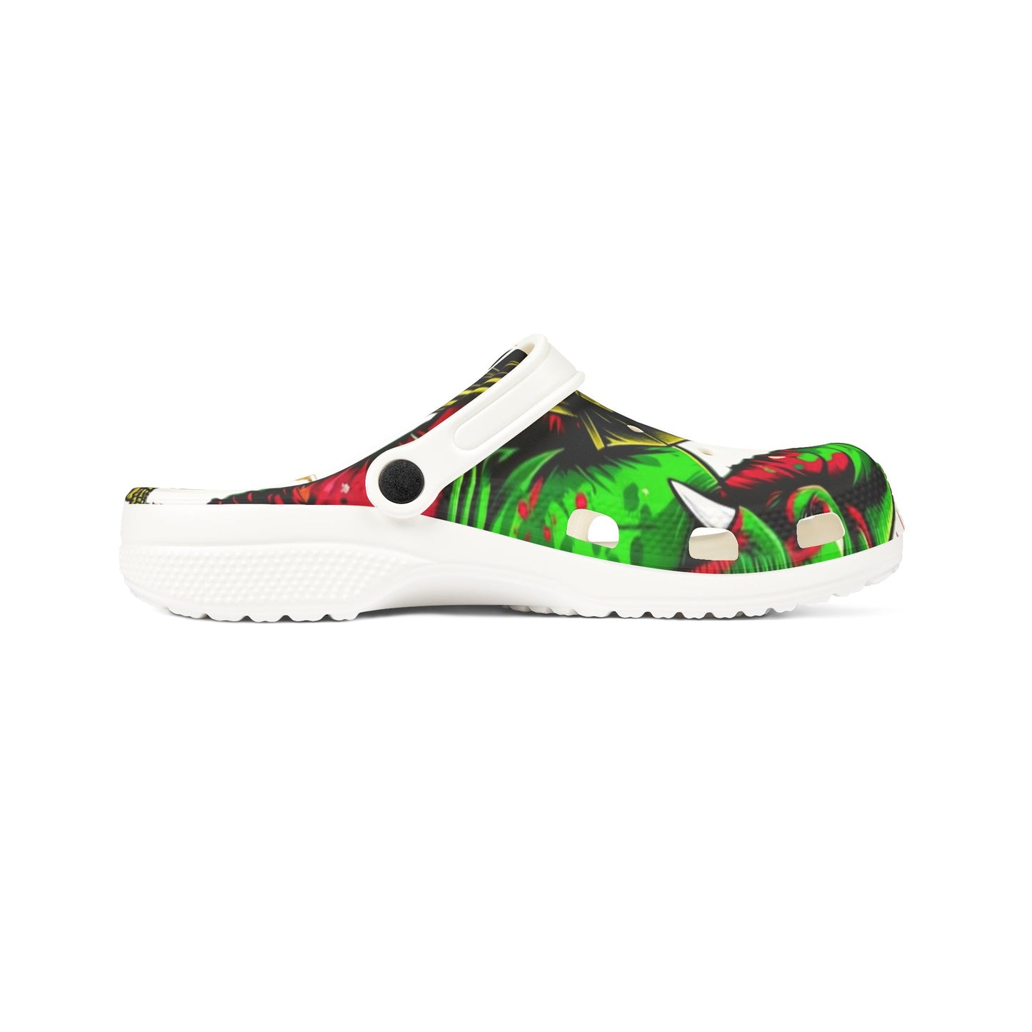 Bold Graphic EVA Foam Shoes, Unique Art Slip-Ons, Comfortable Summer Footwear, Trendy Casual Clogs, Perfect for Festivals, Unique Gift Idea