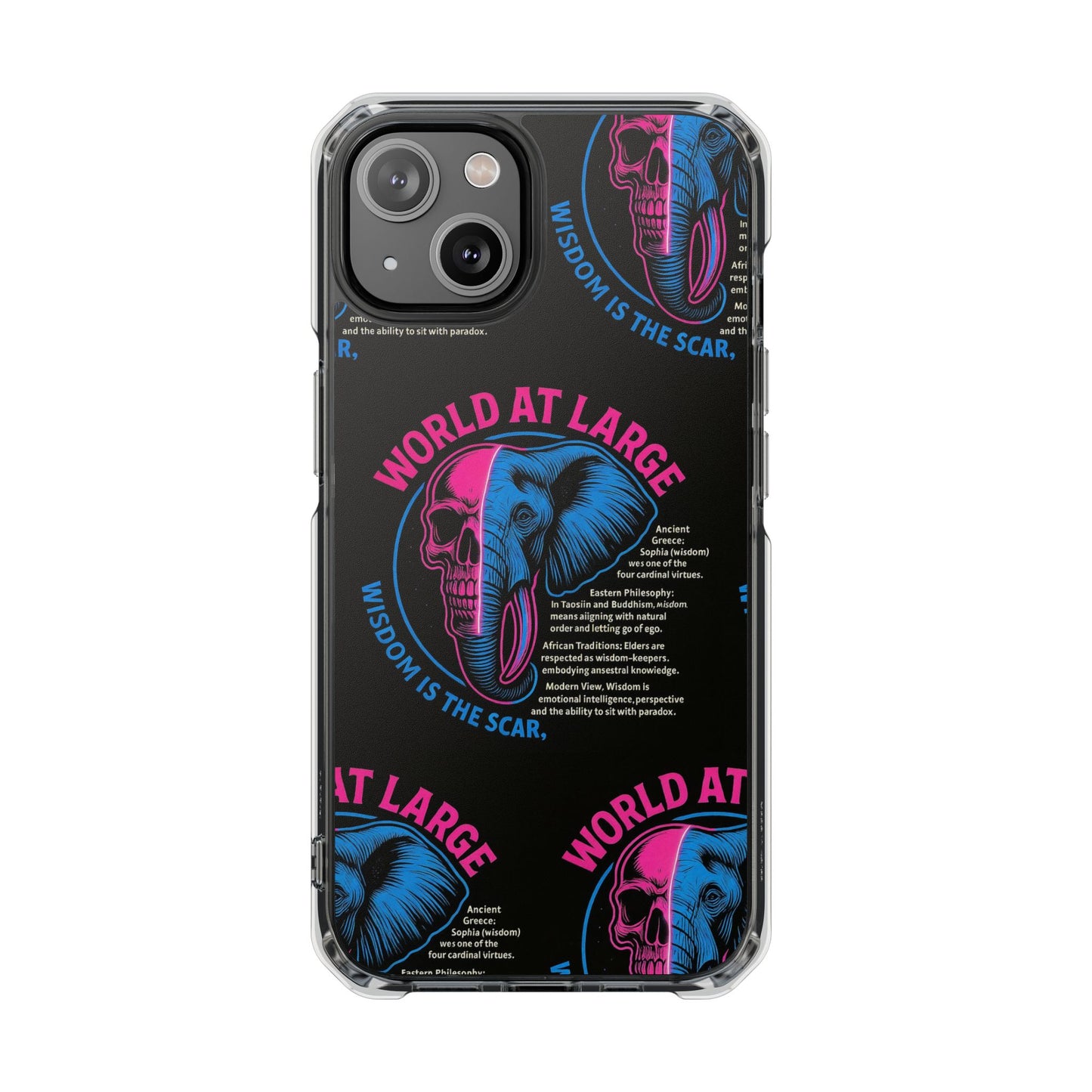 Funny DoorDash Phone Case, Magnetic Clear Impact Cases, Humor Gift for Foodies, Geeky Phone Accessory, Unique Delivery Case