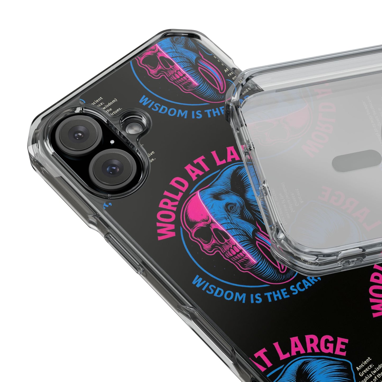 Funny DoorDash Phone Case, Magnetic Clear Impact Cases, Humor Gift for Foodies, Geeky Phone Accessory, Unique Delivery Case