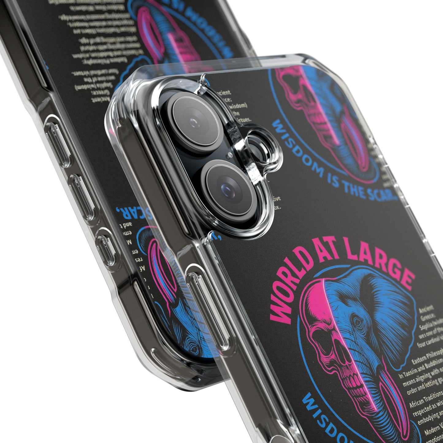 Funny DoorDash Phone Case, Magnetic Clear Impact Cases, Humor Gift for Foodies, Geeky Phone Accessory, Unique Delivery Case