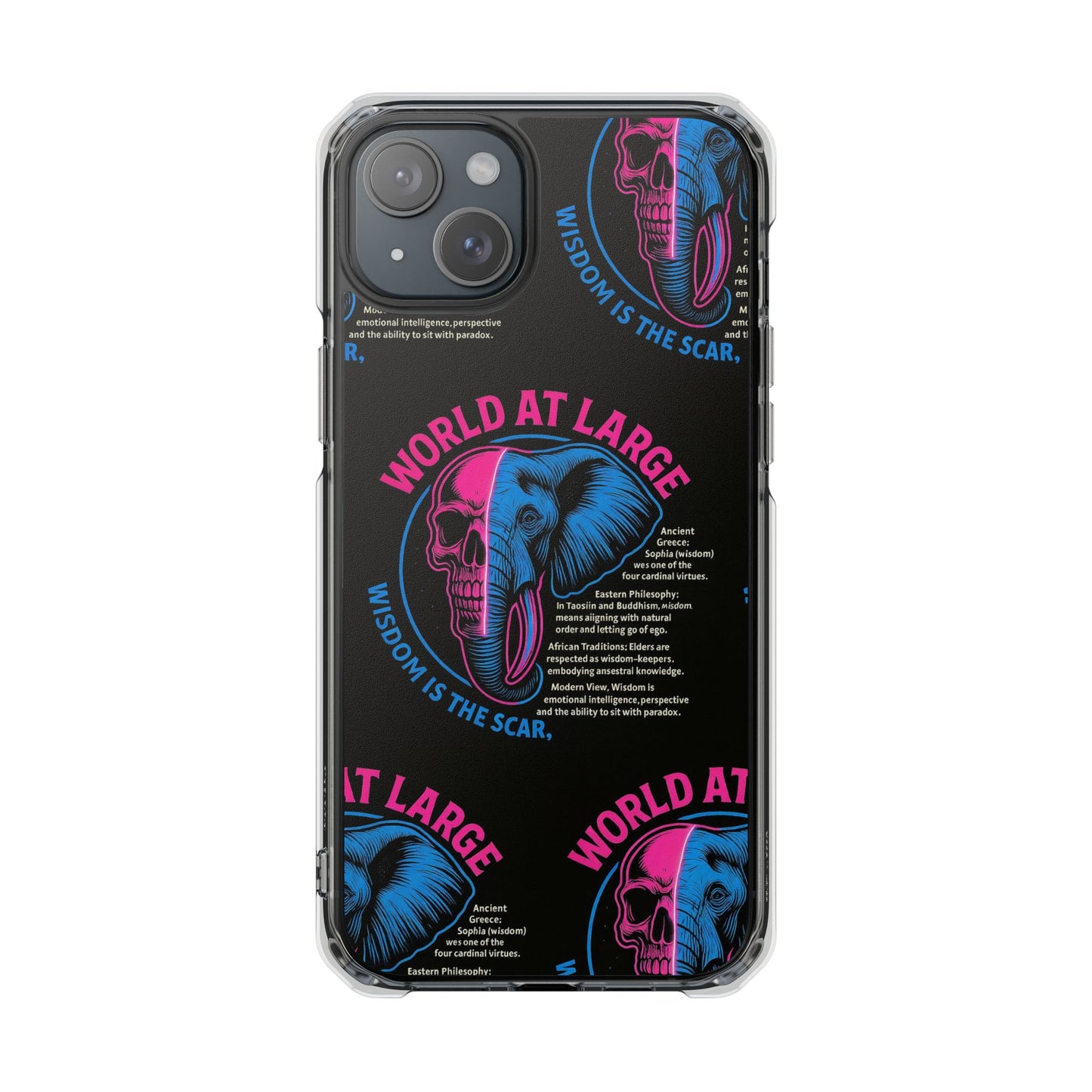 Funny DoorDash Phone Case, Magnetic Clear Impact Cases, Humor Gift for Foodies, Geeky Phone Accessory, Unique Delivery Case