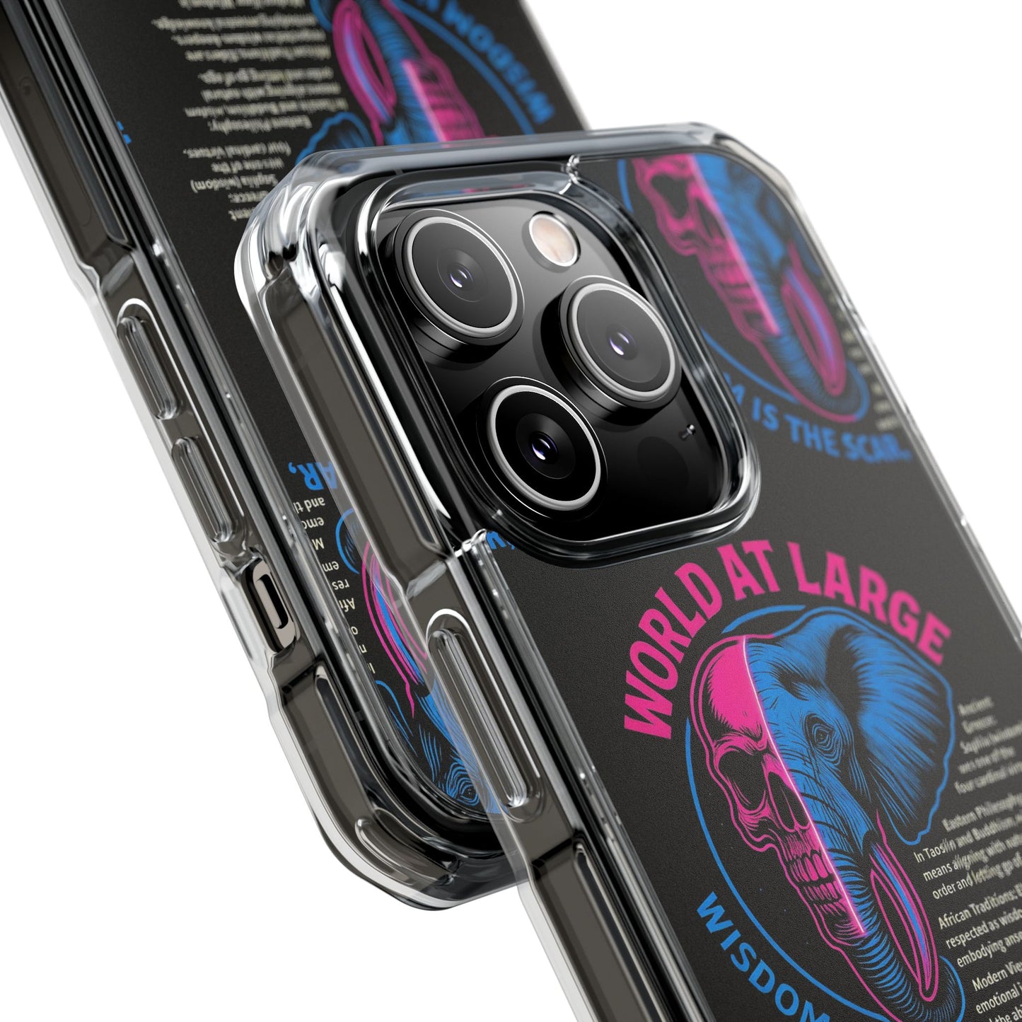 Funny DoorDash Phone Case, Magnetic Clear Impact Cases, Humor Gift for Foodies, Geeky Phone Accessory, Unique Delivery Case
