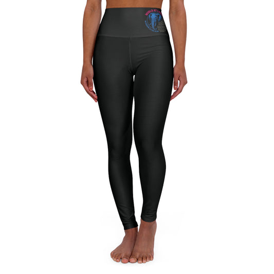 Stylish High Waisted Yoga Leggings, Comfortable Workout Pants, Yoga Apparel, Activewear, Fitness Gear, Gift for Athletes