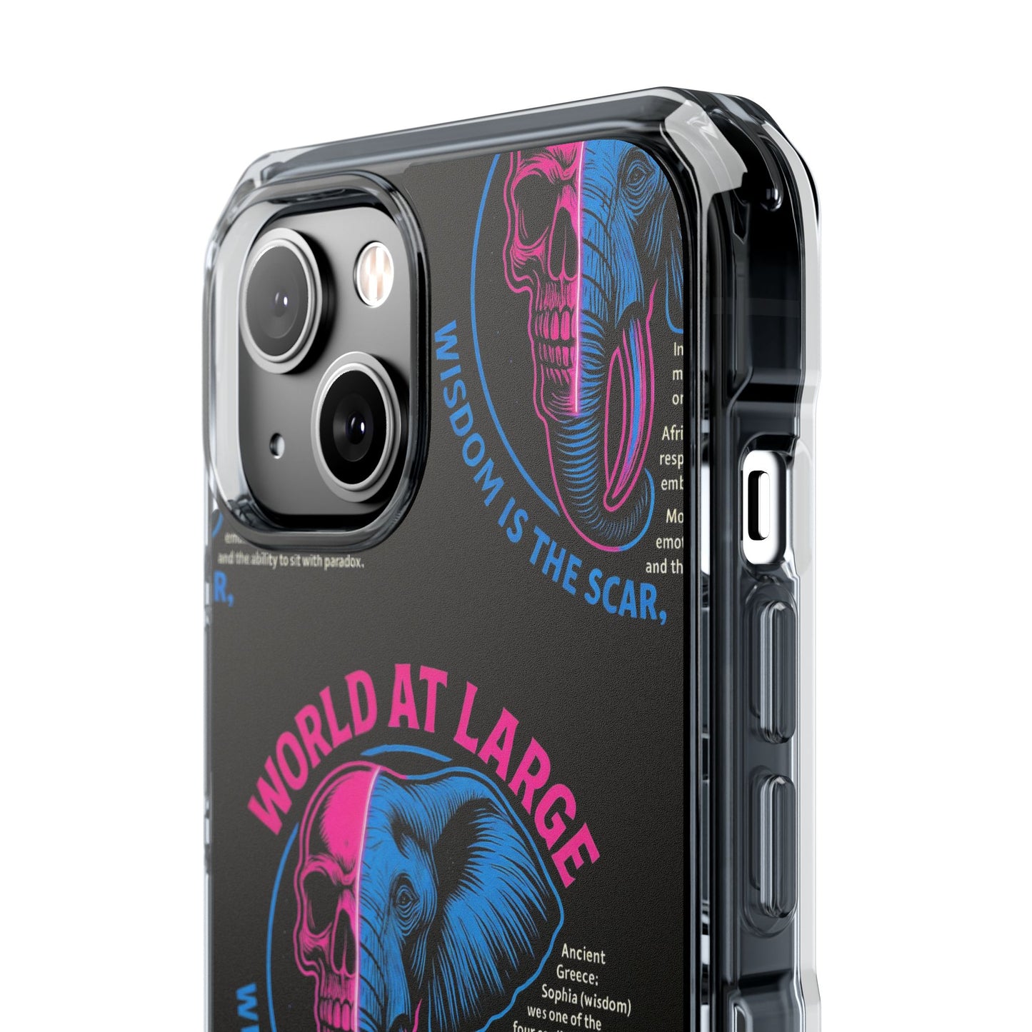 Funny DoorDash Phone Case, Magnetic Clear Impact Cases, Humor Gift for Foodies, Geeky Phone Accessory, Unique Delivery Case