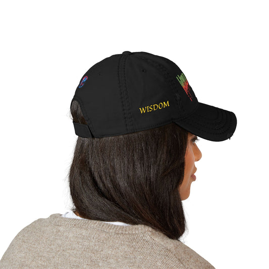 Distressed Dad Hat - Vintage Embroidered Cap for Outdoor Adventures, Casual Style, Gifts for Dads, Father's Day, Birthday