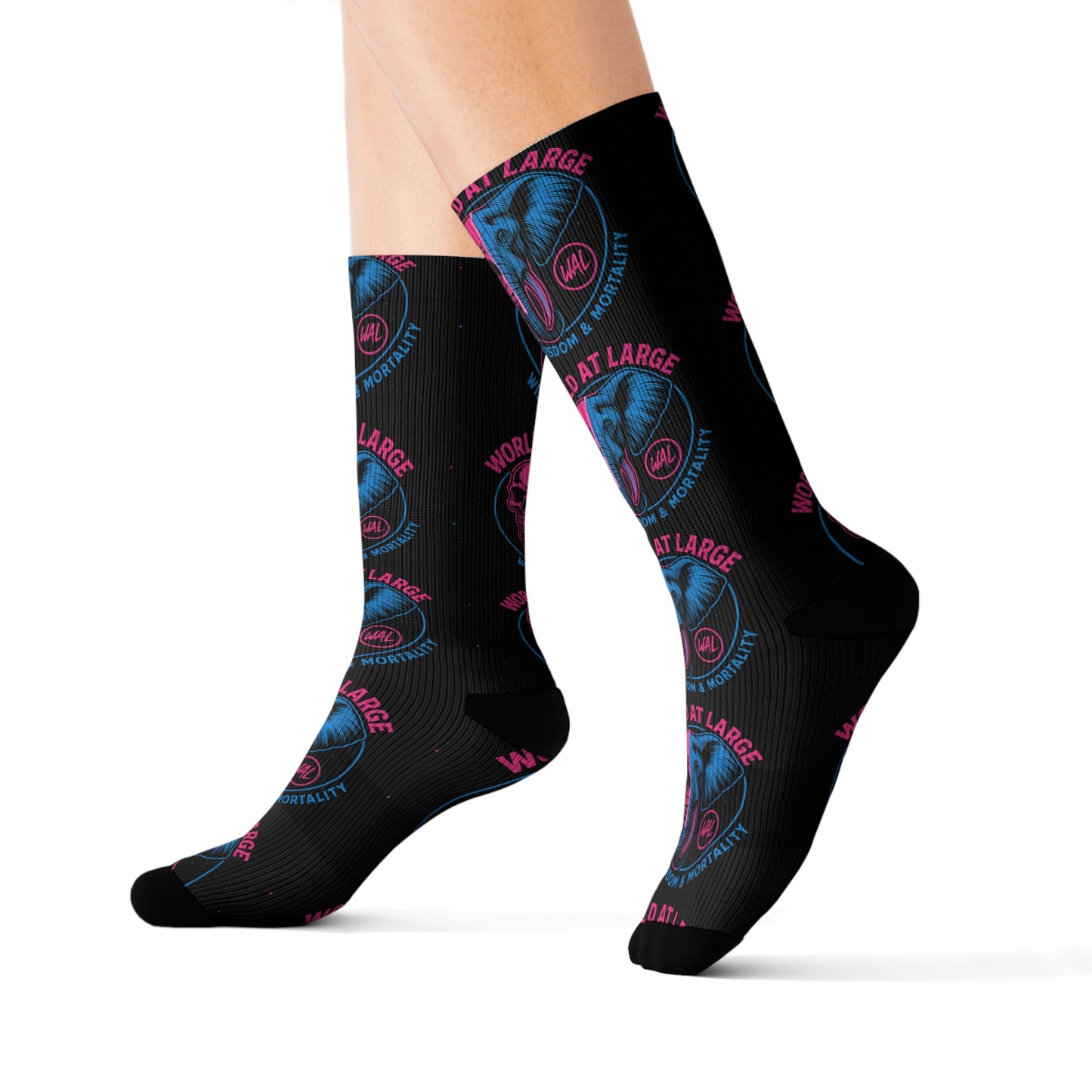 Playful Character Socks, Fun Socks, Gift for Anime Fans, Unique Socks, Trendy Wear, Custom Printed Socks