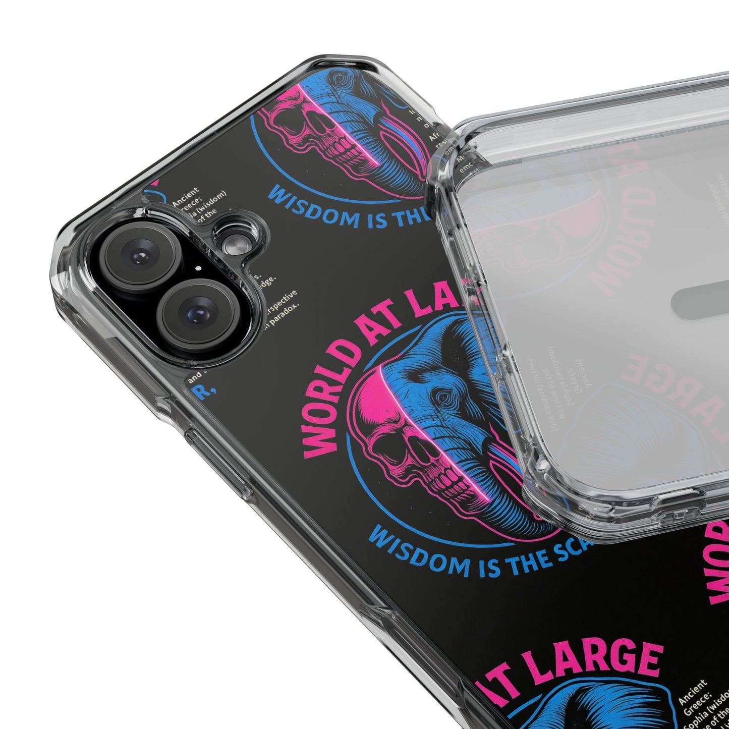 Funny DoorDash Phone Case, Magnetic Clear Impact Cases, Humor Gift for Foodies, Geeky Phone Accessory, Unique Delivery Case